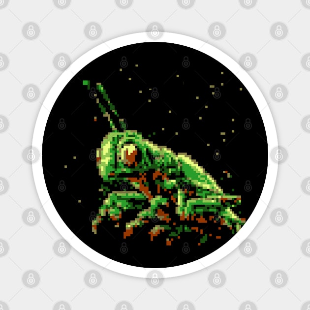 Grasshopper Magnet by Pixel-Eye